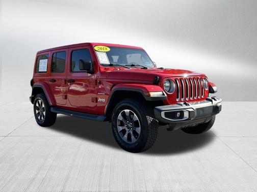 Firecracker Red Clearcoat 2018 Jeep Wrangler Unlimited Unlimited Sahara