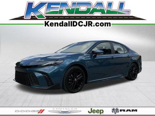 Blue 2025 Toyota Camry SE