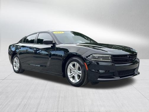 Pitch Black Clearcoat 2023 Dodge Charger SXT
