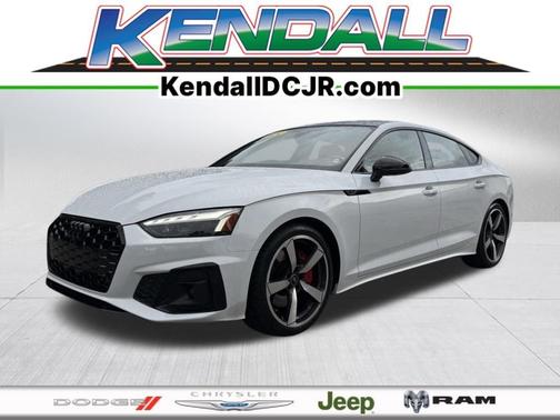 Glacier White Metallic 2024 Audi A5 Sportback 45 S line Premium Plus
