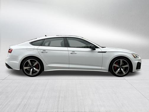 Glacier White Metallic 2024 Audi A5 Sportback 45 S line Premium Plus