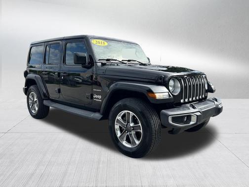 Black Clearcoat 2018 Jeep Wrangler Unlimited Unlimited Sahara
