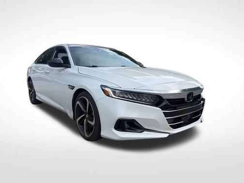 White 2022 Honda Accord Sport