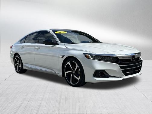 White 2022 Honda Accord Sport