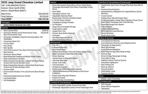 2025 Jeep Grand Cherokee Limited