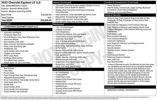 2023 Chevrolet Equinox LS