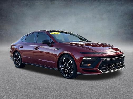 Red 2024 Hyundai SONATA N Line