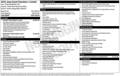 2023 Jeep Grand Cherokee L Limited