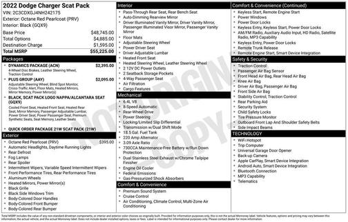 2022 Dodge Charger Scat Pack
