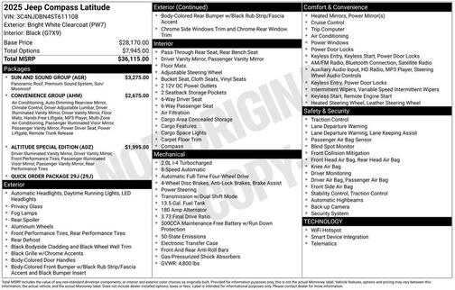 2025 Jeep Compass Latitude