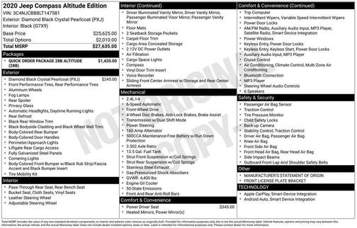 2020 Jeep Compass Altitude