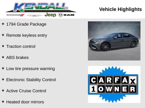 2023 Toyota Camry SE