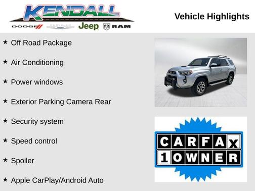 Classic Silver Metallic 2023 Toyota 4Runner TRD Off-Road