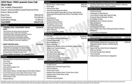 2022 RAM 1500 Laramie