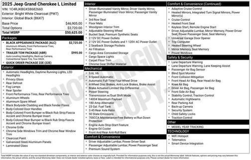 2025 Jeep Grand Cherokee L Limited