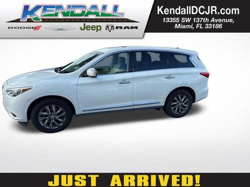 Moonlight White 2013 INFINITI JX35 Base