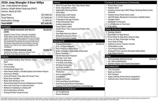 2026 Jeep Wrangler Sport