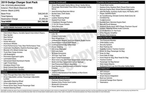 2019 Dodge Charger Scat Pack