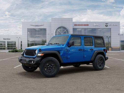 Hydro Blue Pearl 2026 Jeep Wrangler Sport