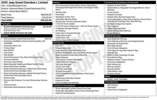 2025 Jeep Grand Cherokee L Limited