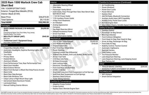 2025 RAM 1500 Tradesman