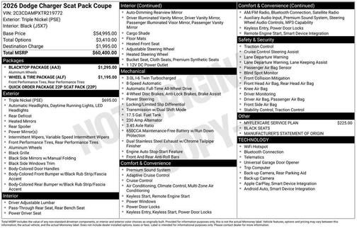 2026 Dodge Charger R/T