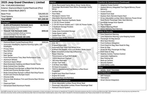 2025 Jeep Grand Cherokee L Limited