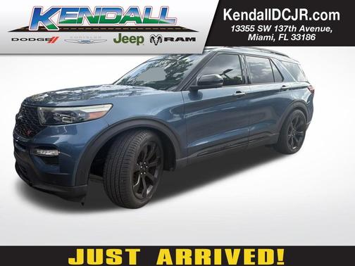 Blue Metallic 2020 Ford Explorer ST