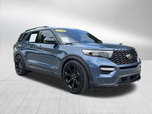 Blue Metallic 2020 Ford Explorer ST