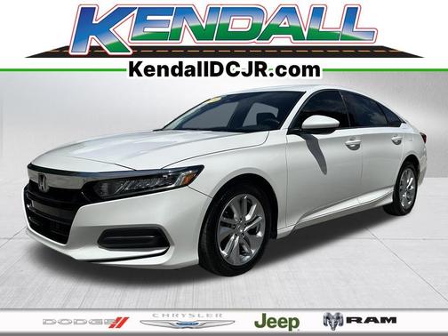 White 2020 Honda Accord LX
