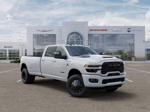 Bright White Clearcoat 2026 RAM 3500 Laramie