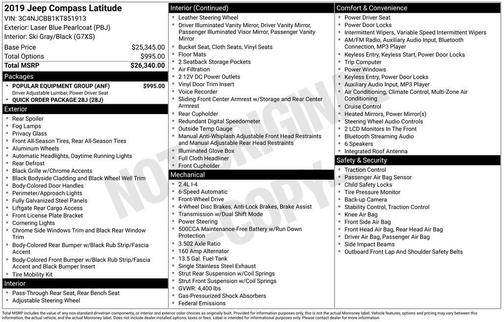 2019 Jeep Compass Latitude