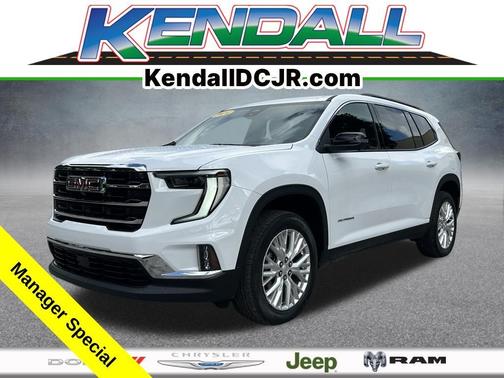 Summit White 2024 GMC Acadia Elevation