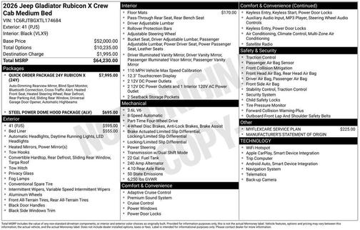 2026 Jeep Gladiator Rubicon