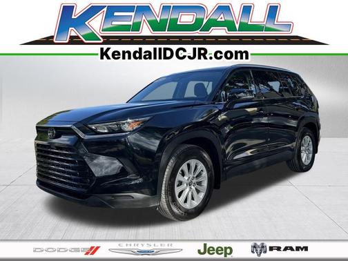 Midnight Black Metallic 2025 Toyota Grand Highlander XLE
