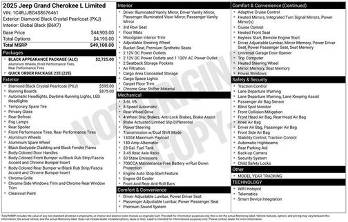 2025 Jeep Grand Cherokee L Limited