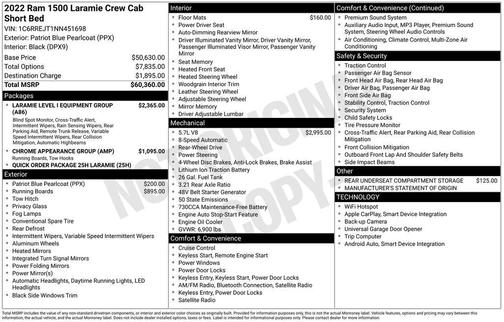 2022 RAM 1500 Laramie