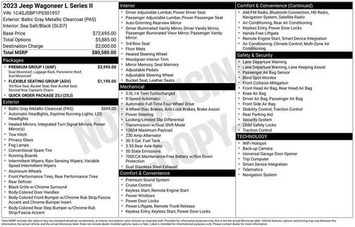 2023 Jeep Wagoneer L Series II