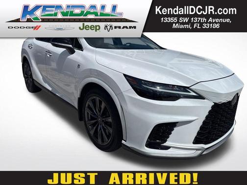 White 2023 Lexus RX 350 350 F Sport Handling