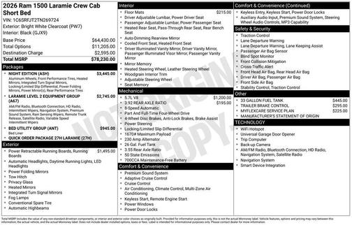 2026 RAM 1500 Laramie