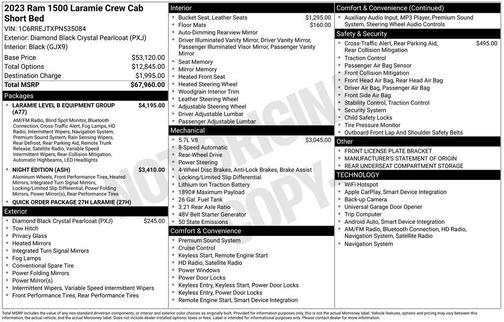 2023 RAM 1500 Laramie