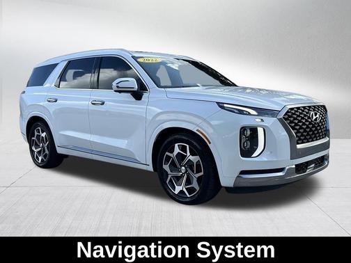 Hyper White 2022 Hyundai PALISADE Calligraphy