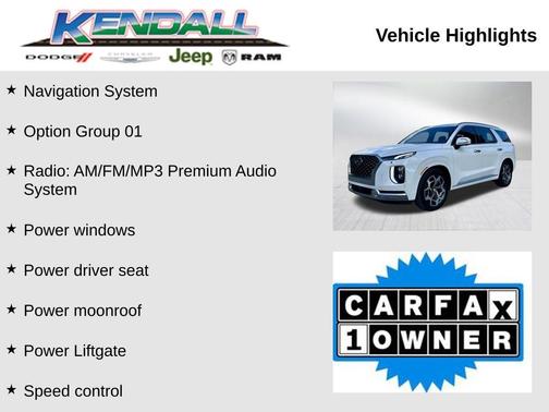 Hyper White 2022 Hyundai PALISADE Calligraphy