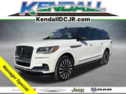 White Metallic 2022 Lincoln Navigator L Black Label