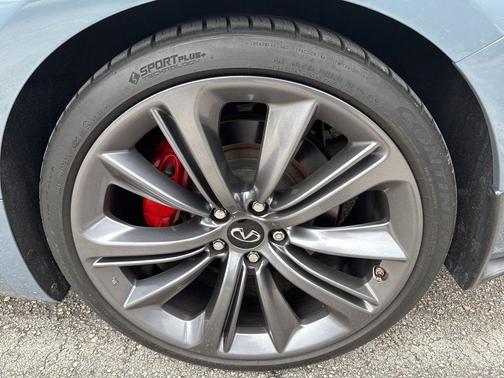 Slate Gray 2022 INFINITI Q60 Red Sport 400