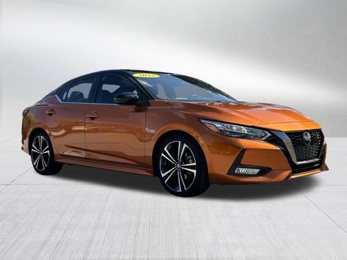 Orange 2023 Nissan Sentra SR