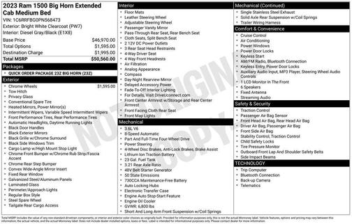 2023 RAM 1500 Big Horn