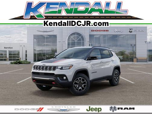 Bright White Clearcoat 2026 Jeep Compass Trailhawk