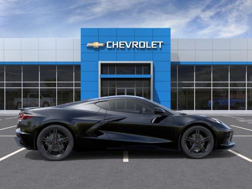 Black 2026 Chevrolet Corvette Stingray w/1LT