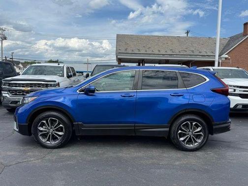 Aegean Blue Metallic 2022 Honda CR-V EX-L